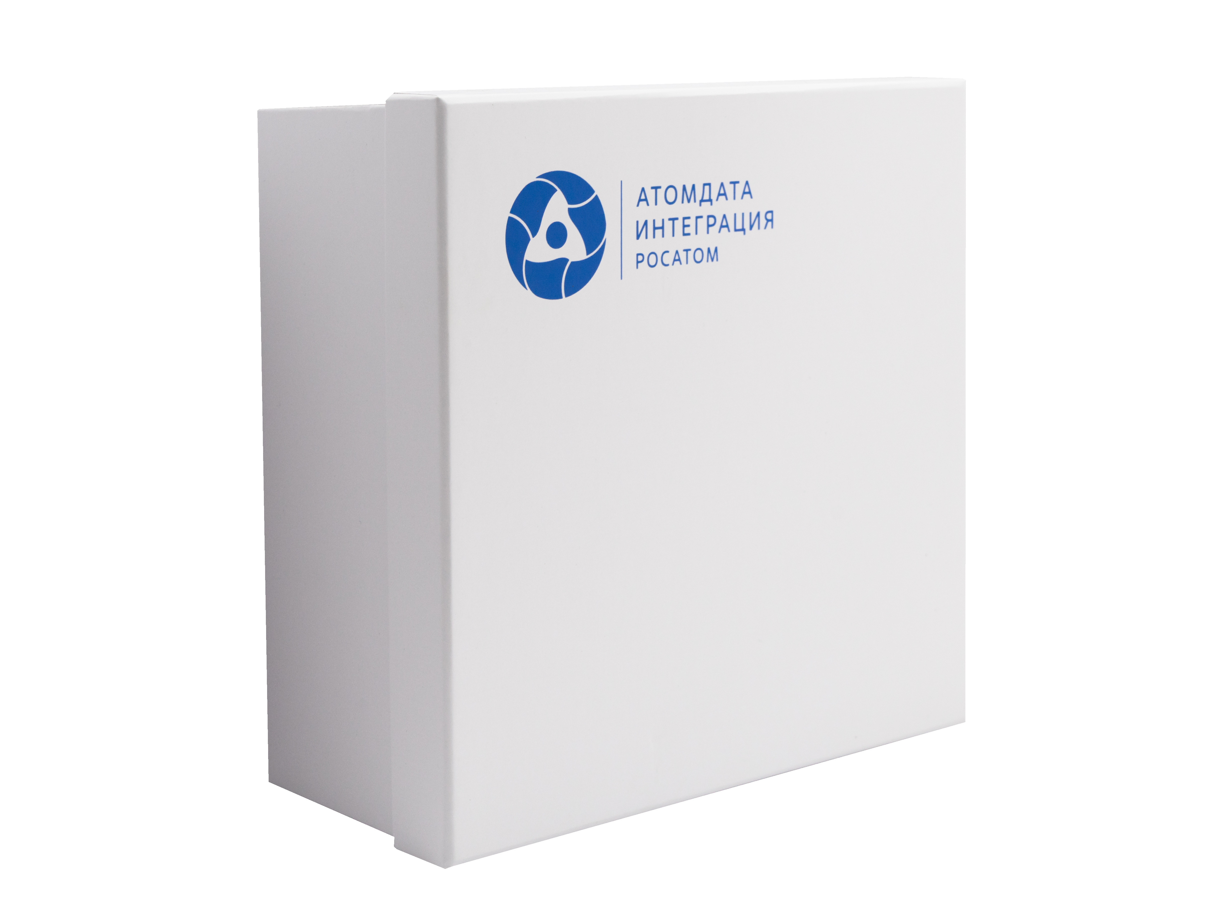 Коробка крышка-дно с логотипом (200х200х100 мм)