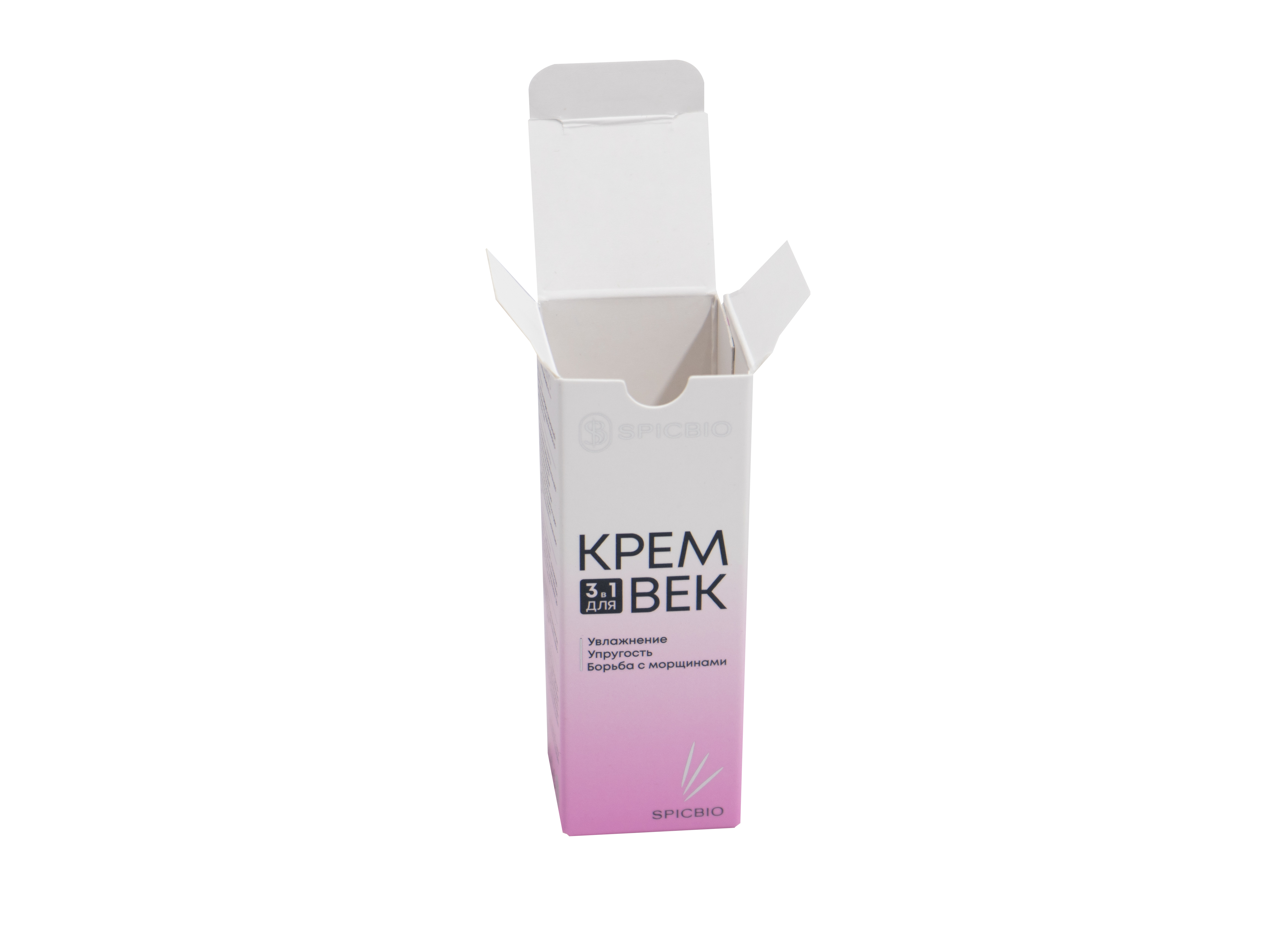 Самосборная типовая коробка под флакон (30х30х86 мм)